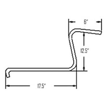 Rake Tooth 1023216M1