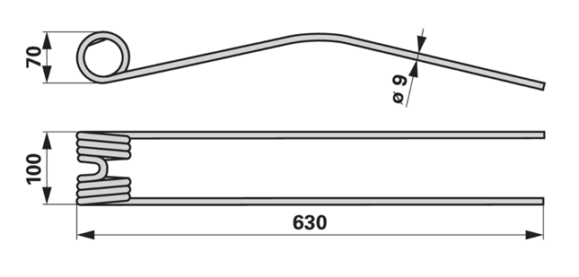 Rake Tooth 4104213900
